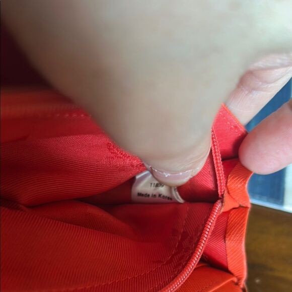 MCM orange Leather Wallet with Gold Hardware EUC - Picture 10 of 16